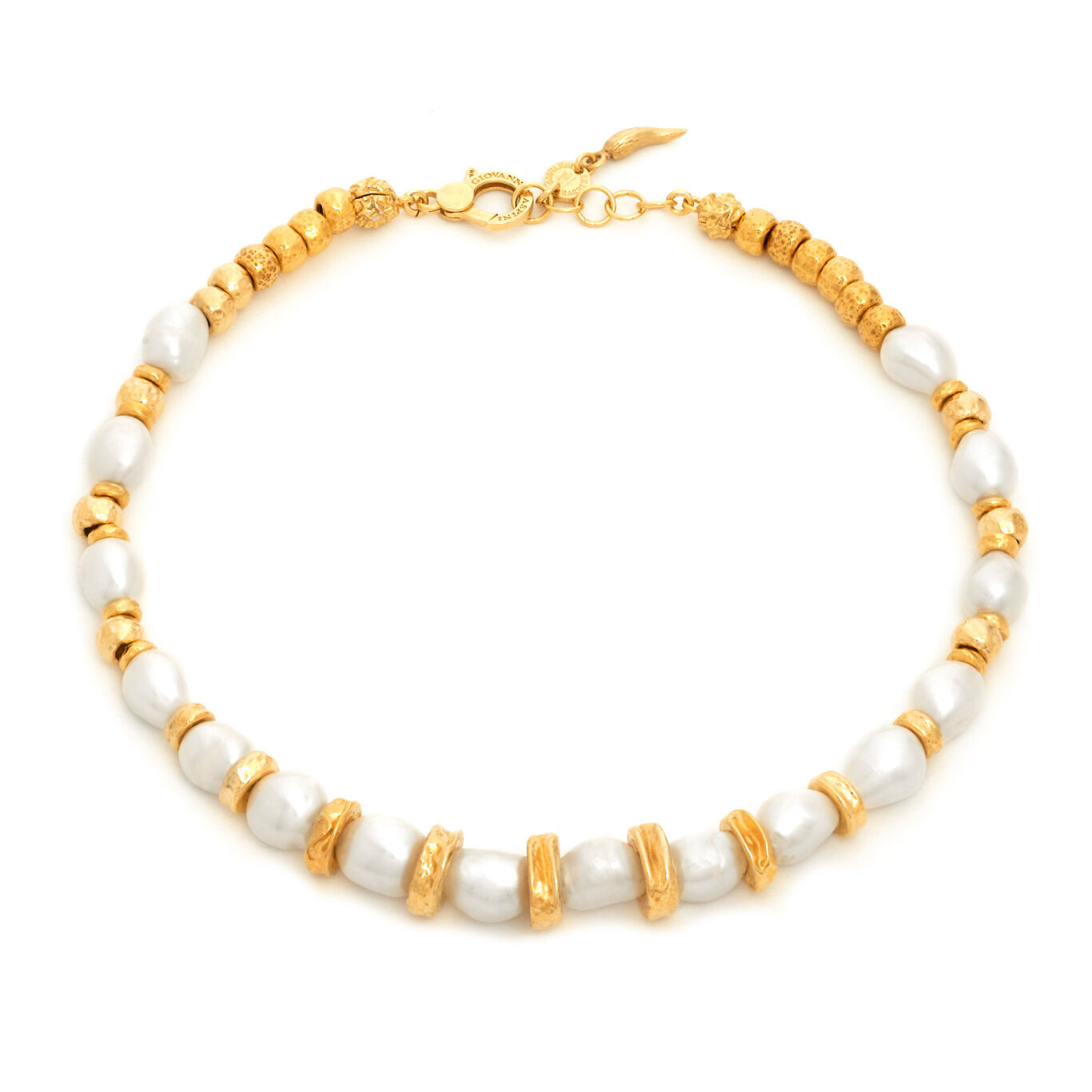 Collana DAFNE: elegante collana con perle e oro