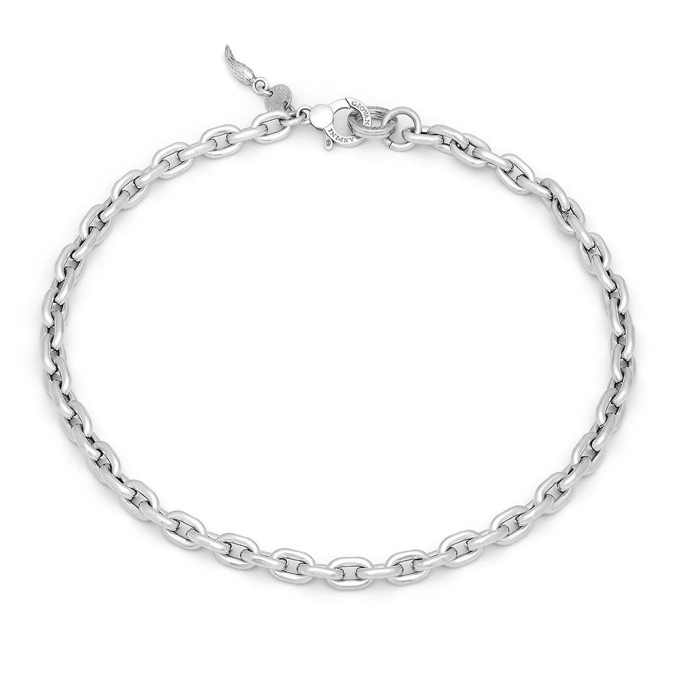 Miniatura: Braccialetto catena in argento, design elegante