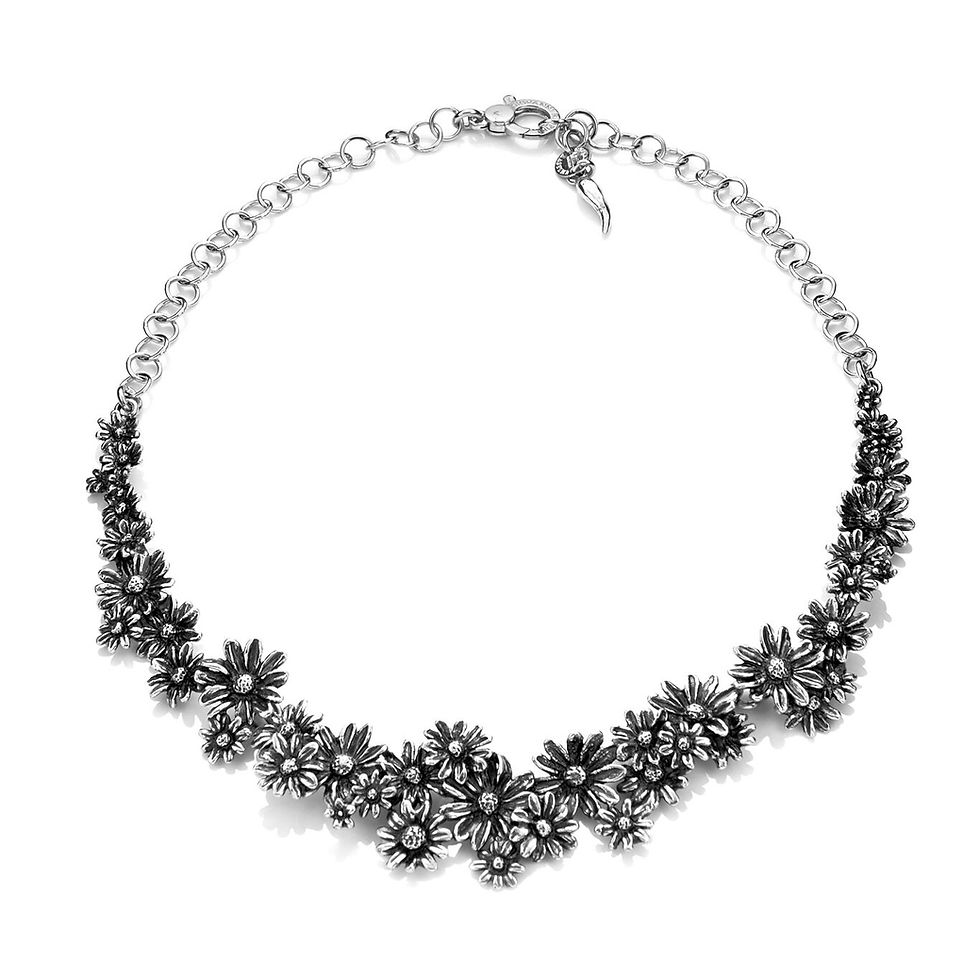 Collana con fiori stilizzati, Antica Gioielleria