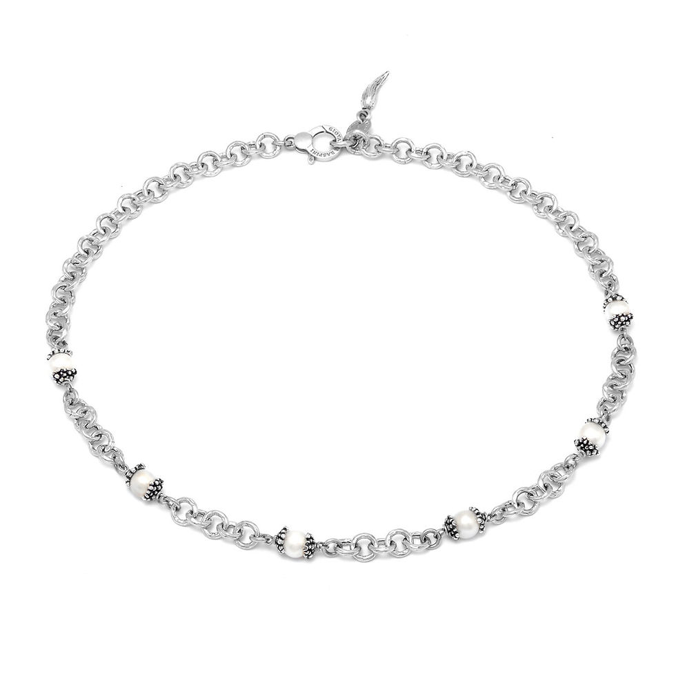Collana DAFNE: elegante collana a catena con sfere