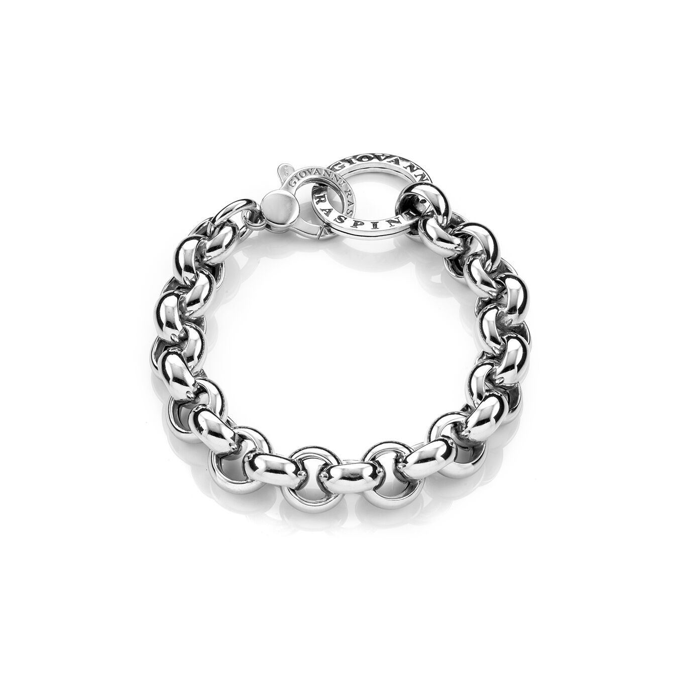 Braccialetto catena in argento, design elegante