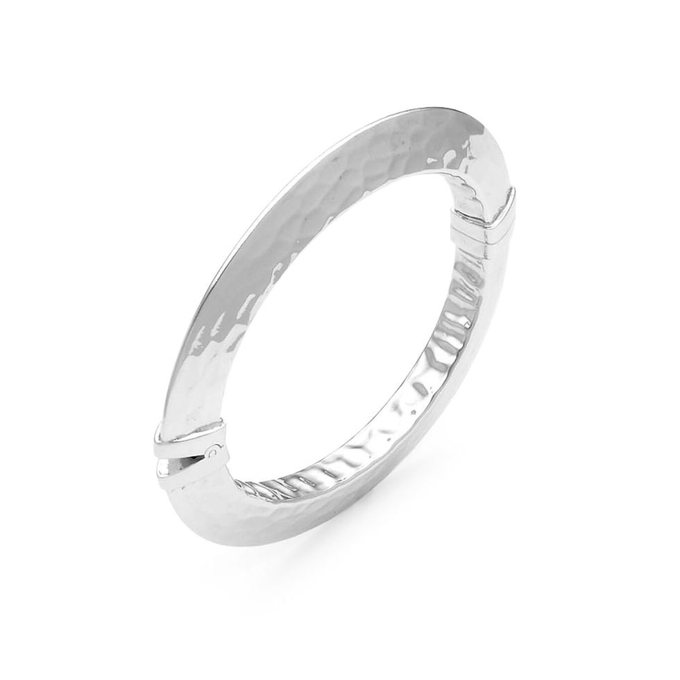 Braccialetto sottile in argento lucido