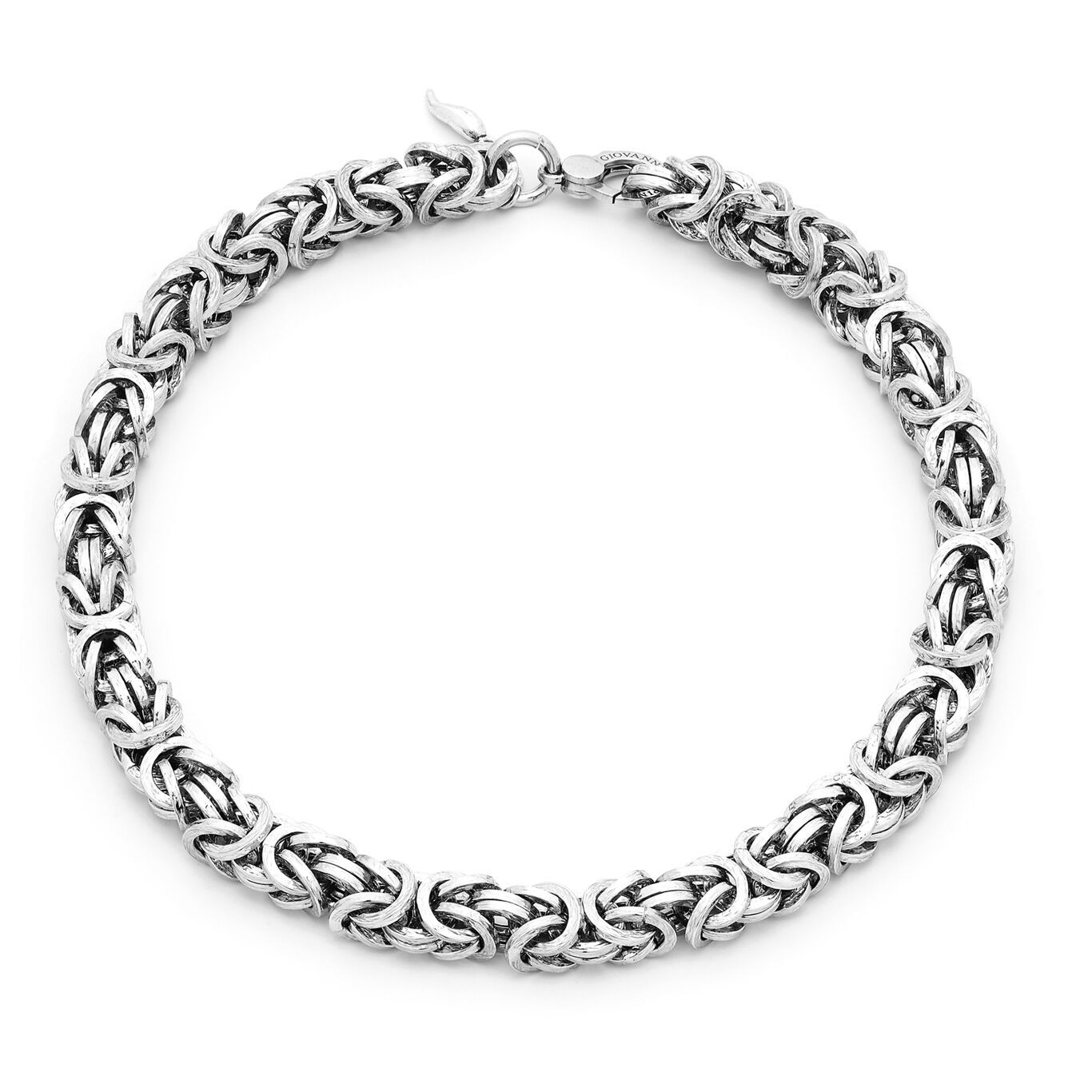 Collana DAFNE, elegante catena in argento, gioiello antico
