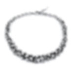 Collana argento con perle, stile moderno