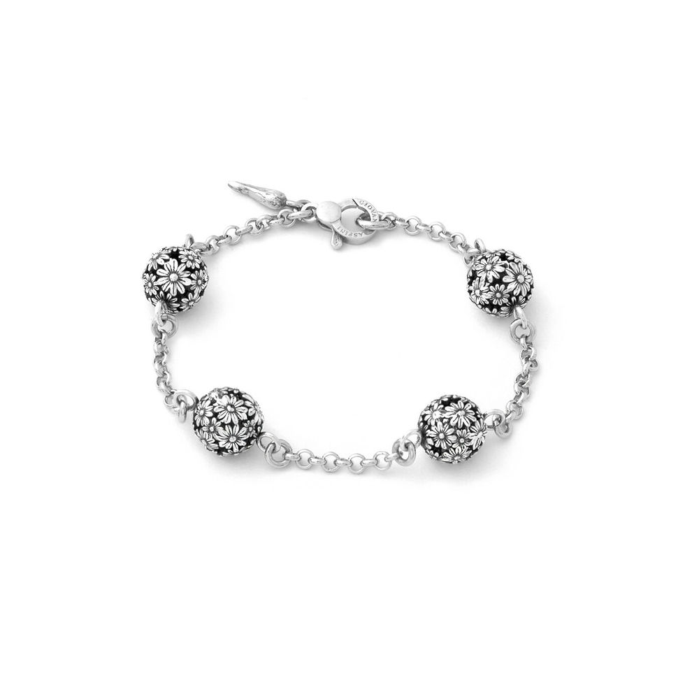Braccialetto Argento con sfere