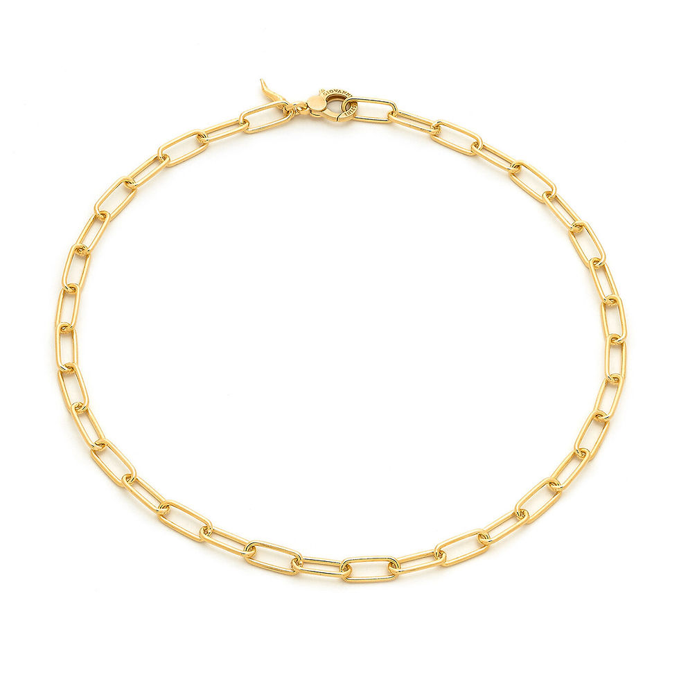 Collana a catena in oro, gioiello elegante