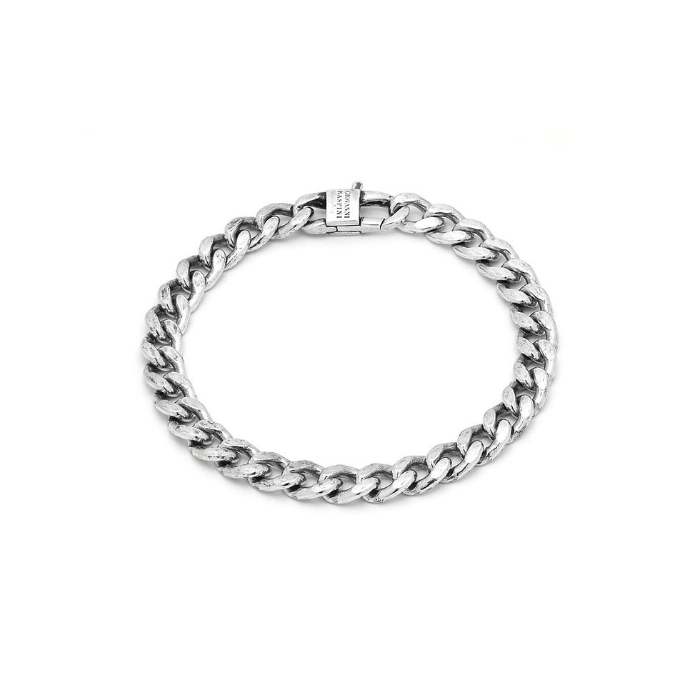 Braccialetto a catena in argento, design elegante