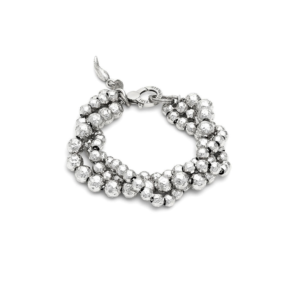 Braccialetto Rolò intrecciato in argento, design elegante