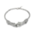 Collana con due pantere, gioiello elegante