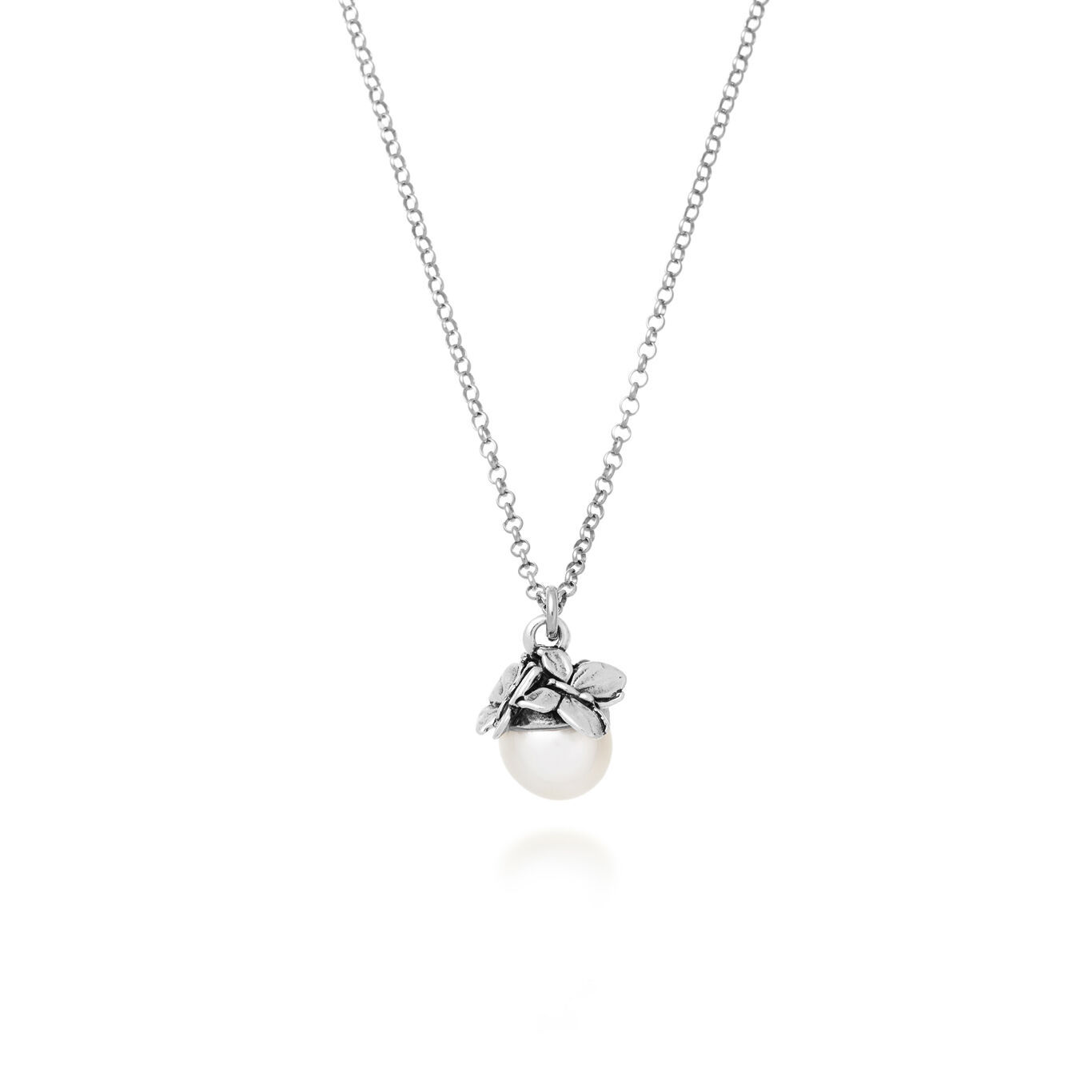 Collana con perla e ciondolo: Elegante gioiello Antica Gioielleria