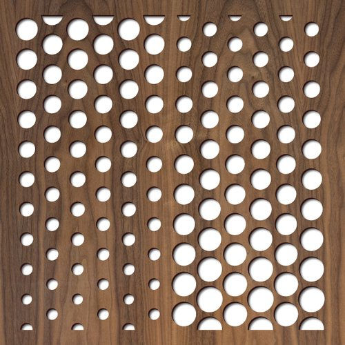 Decorative laser cut metal