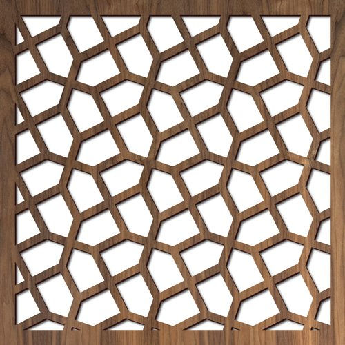 Abstract design Laser cut metals