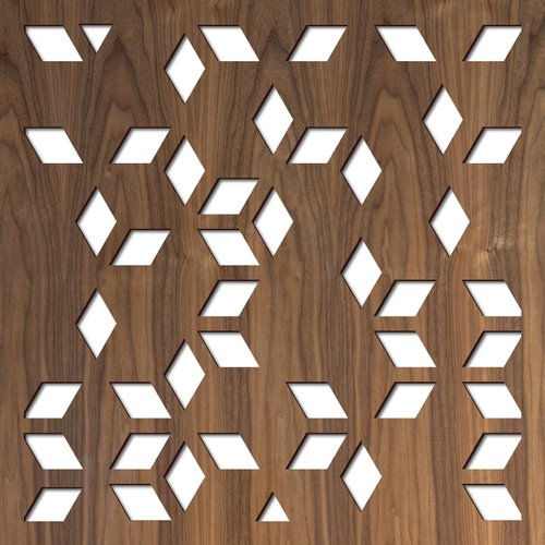 Decorative laser cut panels