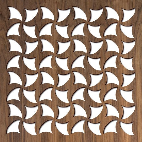 Decorative laser cut panels