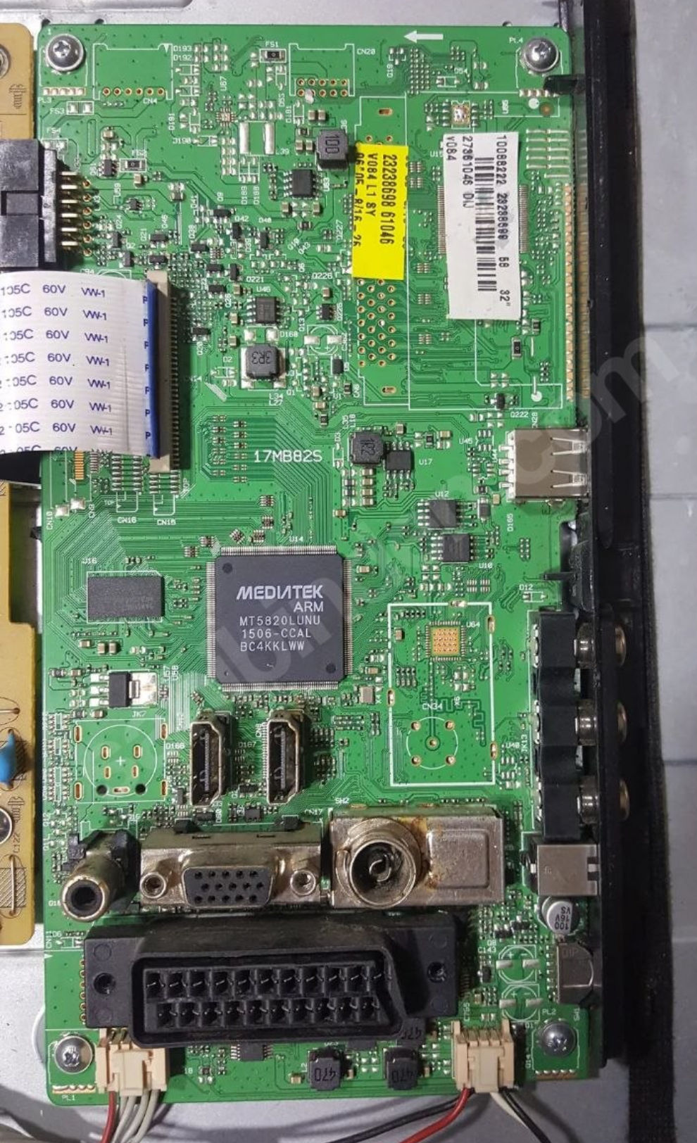 vestel, performance, 32ph3125d, 32" led tv, ana kart, main board, 23238698, 2323