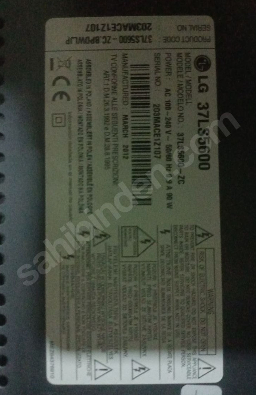 Küçük resim: EAX64317404 (1.0), EBT62036641, LG 42LS5600, 37LS5600, Main Board, Ana Kart, LG 