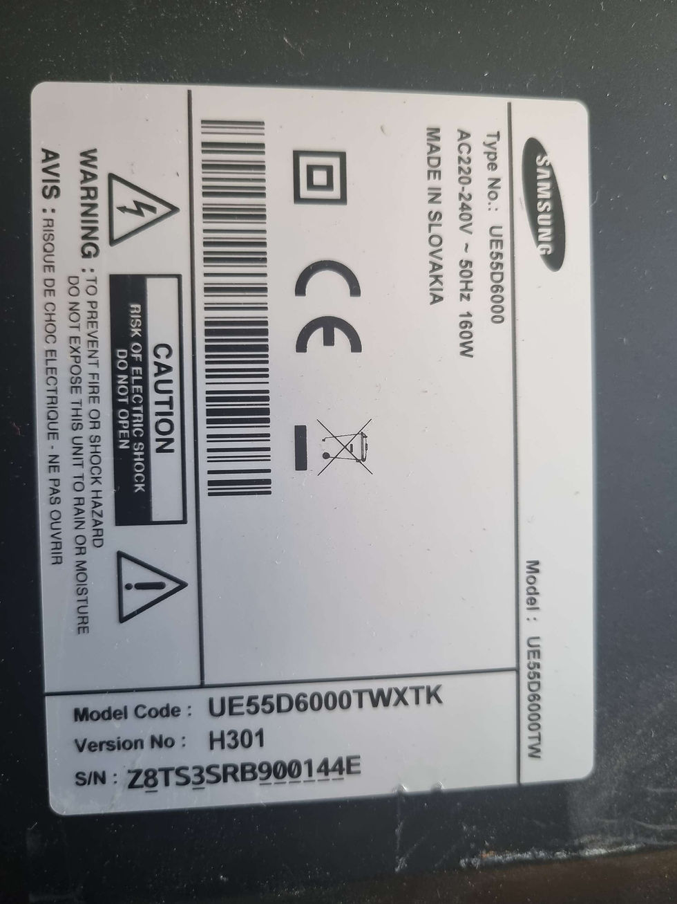 Küçük resim: SAMSUNG, UE55D6000, BN94-05100A, BN41-001683, LTJ550HW03-C, Main Board, Ana Kart