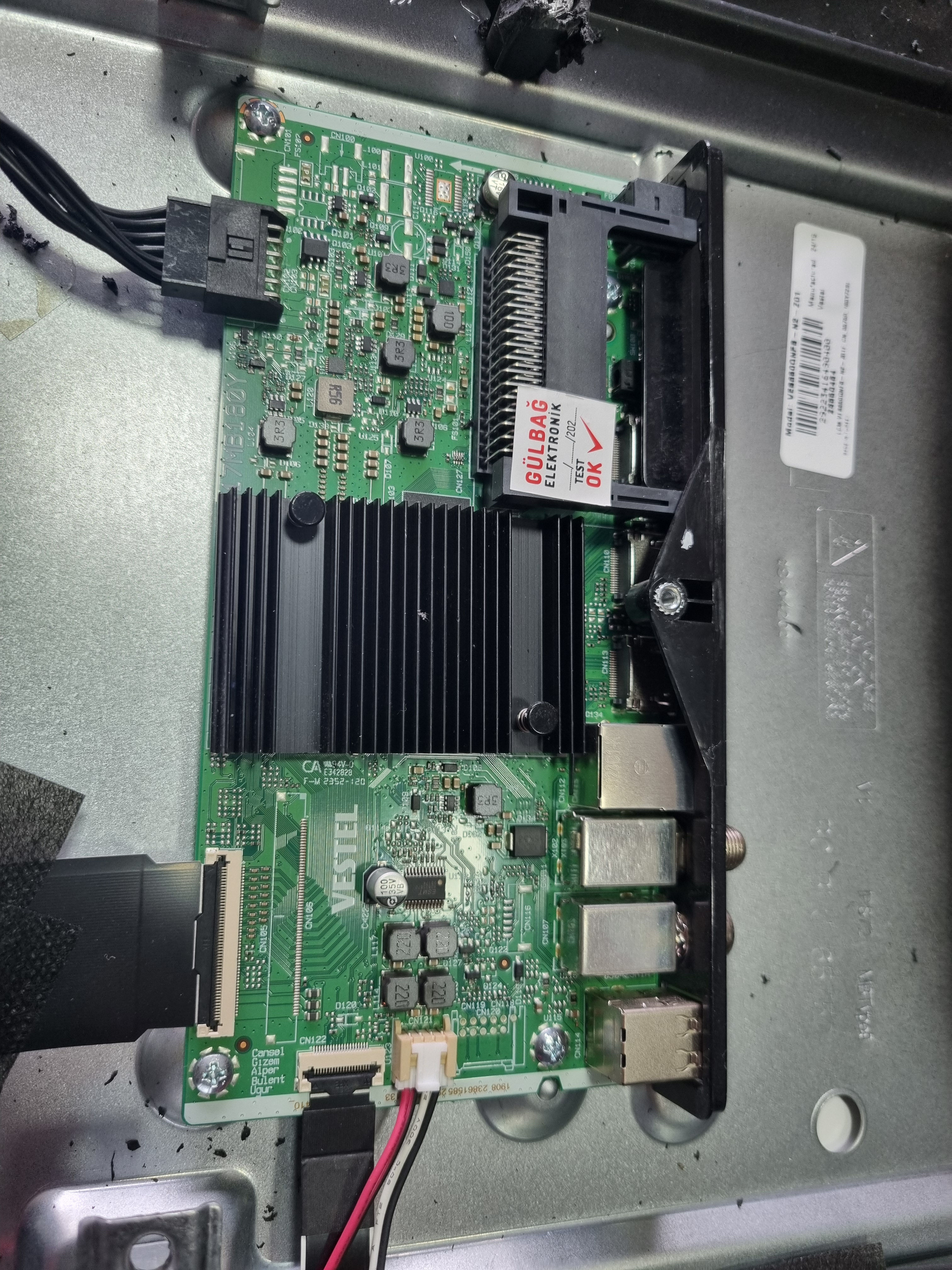 17MB180Y, 23861585, 65U9731, 75u9631, 4k, smart tv, VESTEL, ANAKART, MAINBOARD,