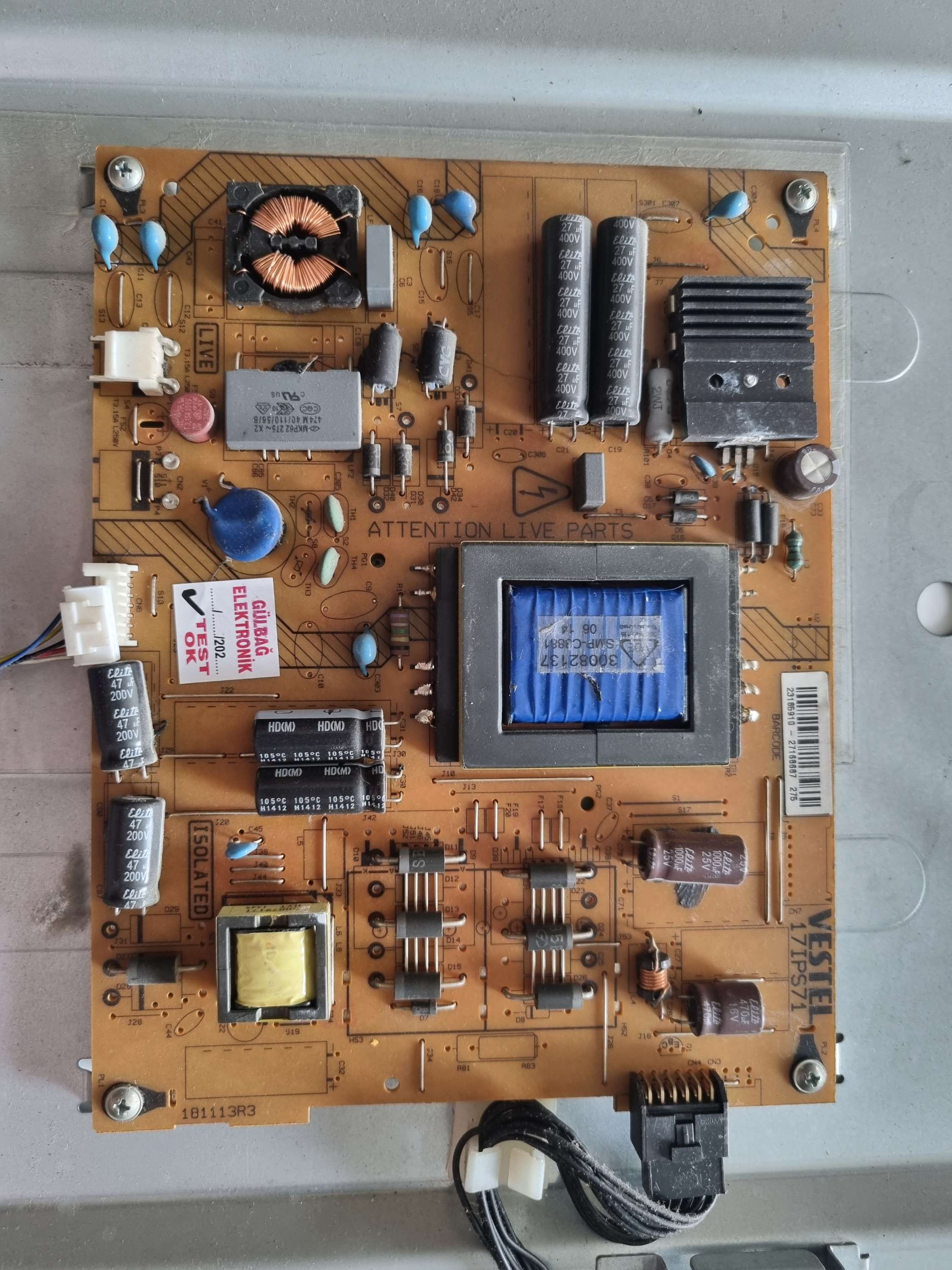 23185910, 27155995, 17IPS71, 181113R3, Power Board, VES420UNVL-S01, SEG 42 42SNB