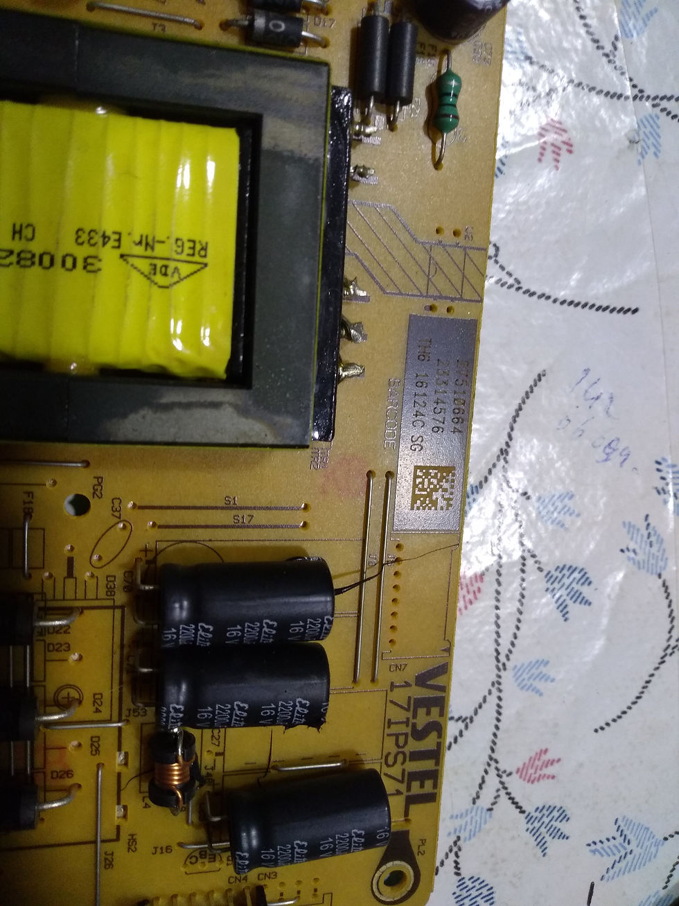 Küçük resim: 23314576, 17IPS71, Psu, Power Board, VES480UNVS-2D-M05, 23282928, Vestel SMART 4