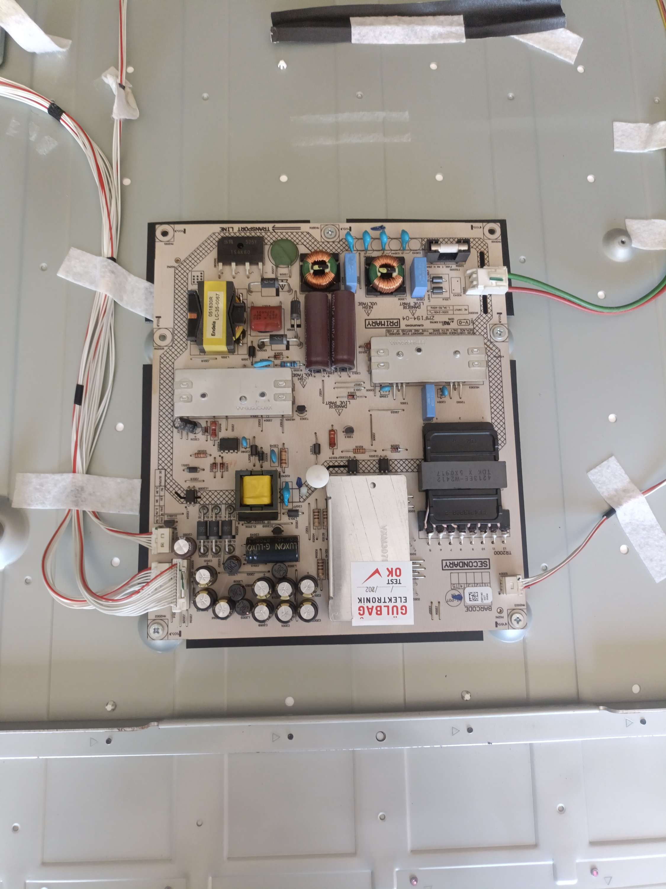 ZMF194-04, ZMF140, V-0, ARÇELİK, BESLEME, POWER BOARD, BEKO B55C 9593, BEKO B65