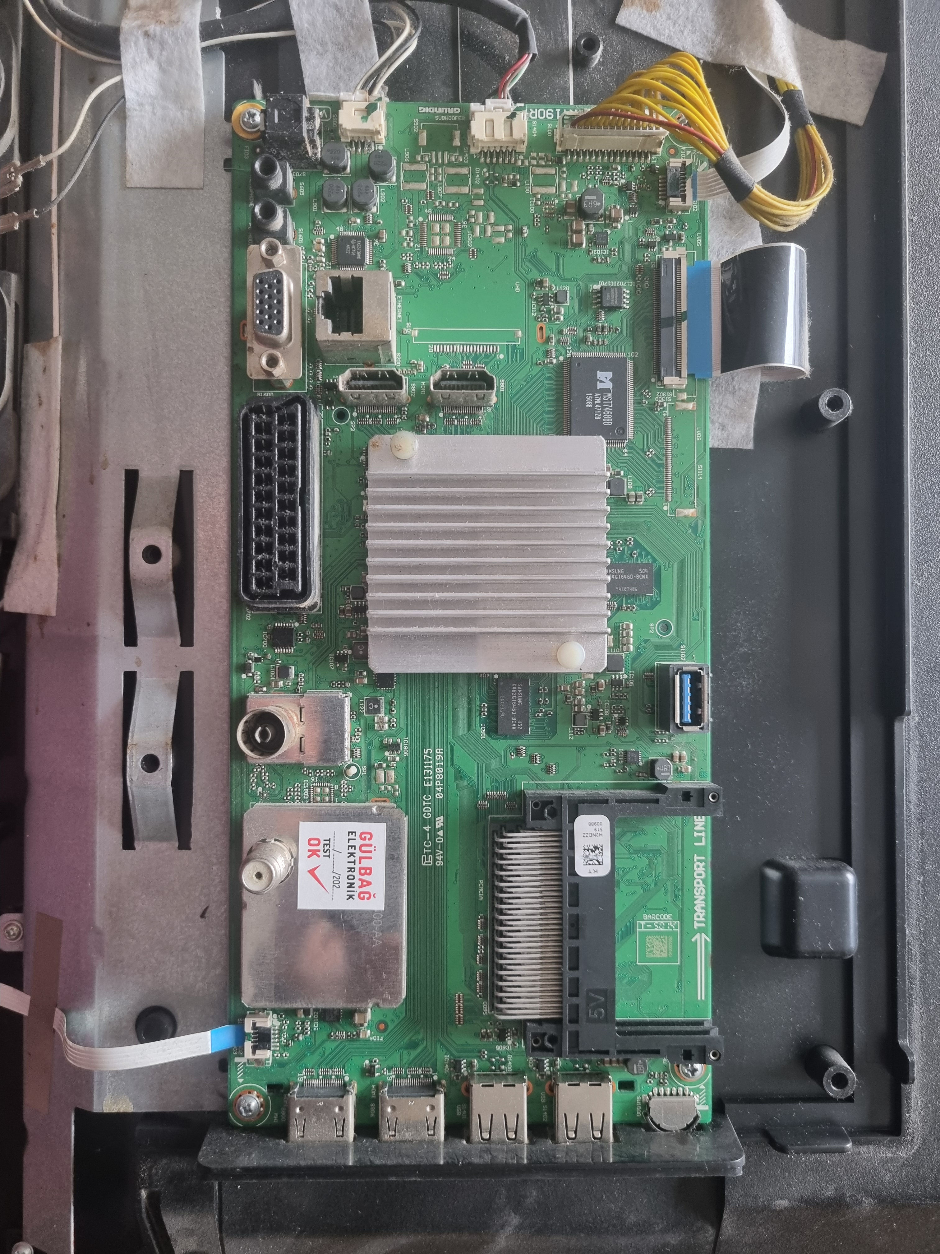 VKT190R-4, H2NDZZ, ARCELİK, A49L 8542 4B, MAIN BOARD, BEKO, B49L 8542, kırık ekr