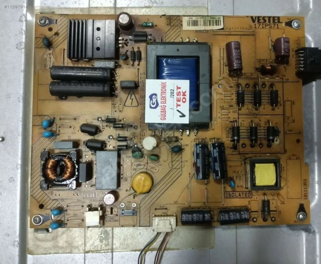 17IPS71, 23172644, 39PF5065, VESTEL POWER BOARD, 17IPS71, 23172644, 181113R3, VE