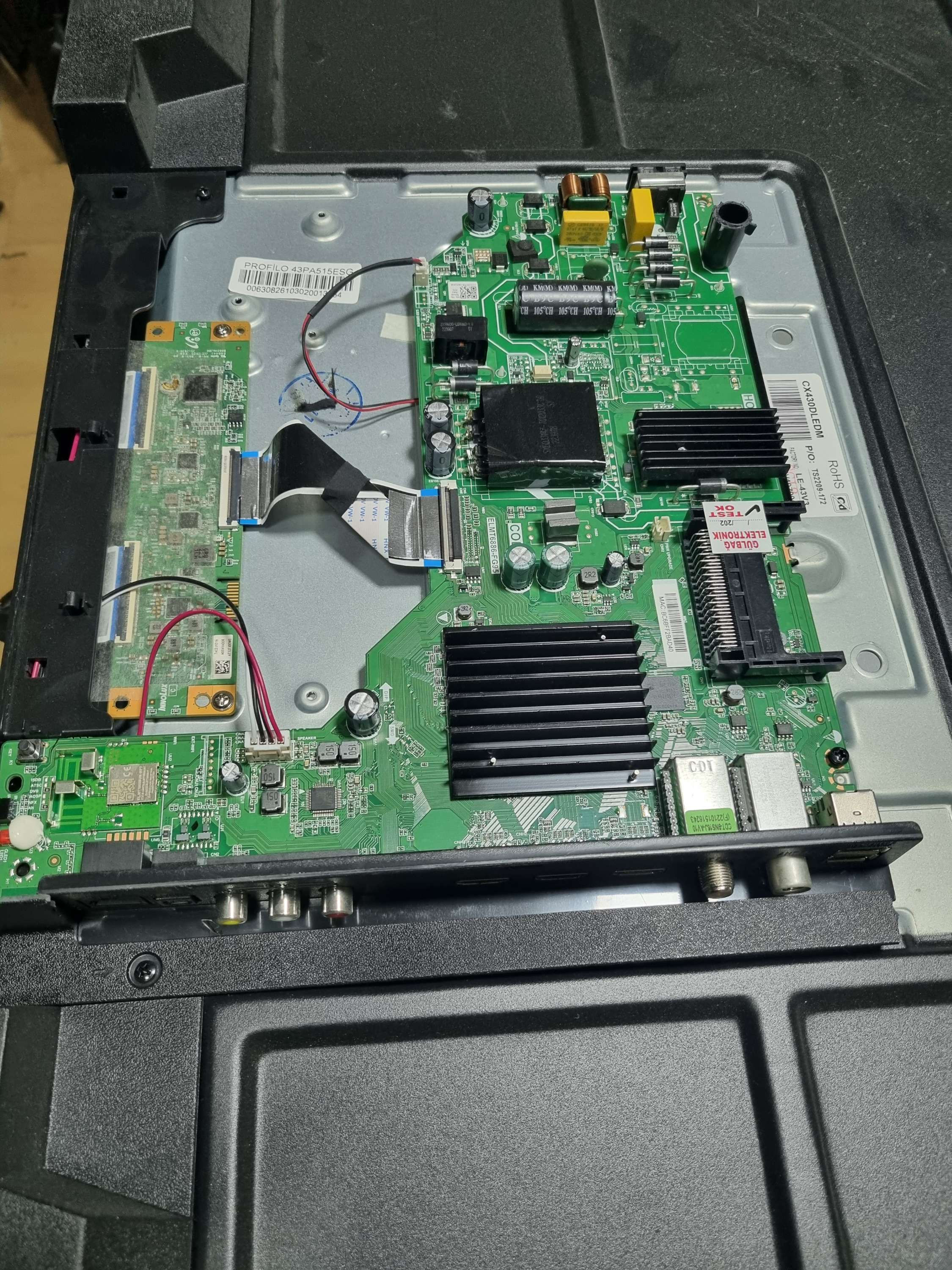 sıfır!!, profilo, 43pa515esg, ana kart, main board, elmt6886-fg95, cx430dledm, h