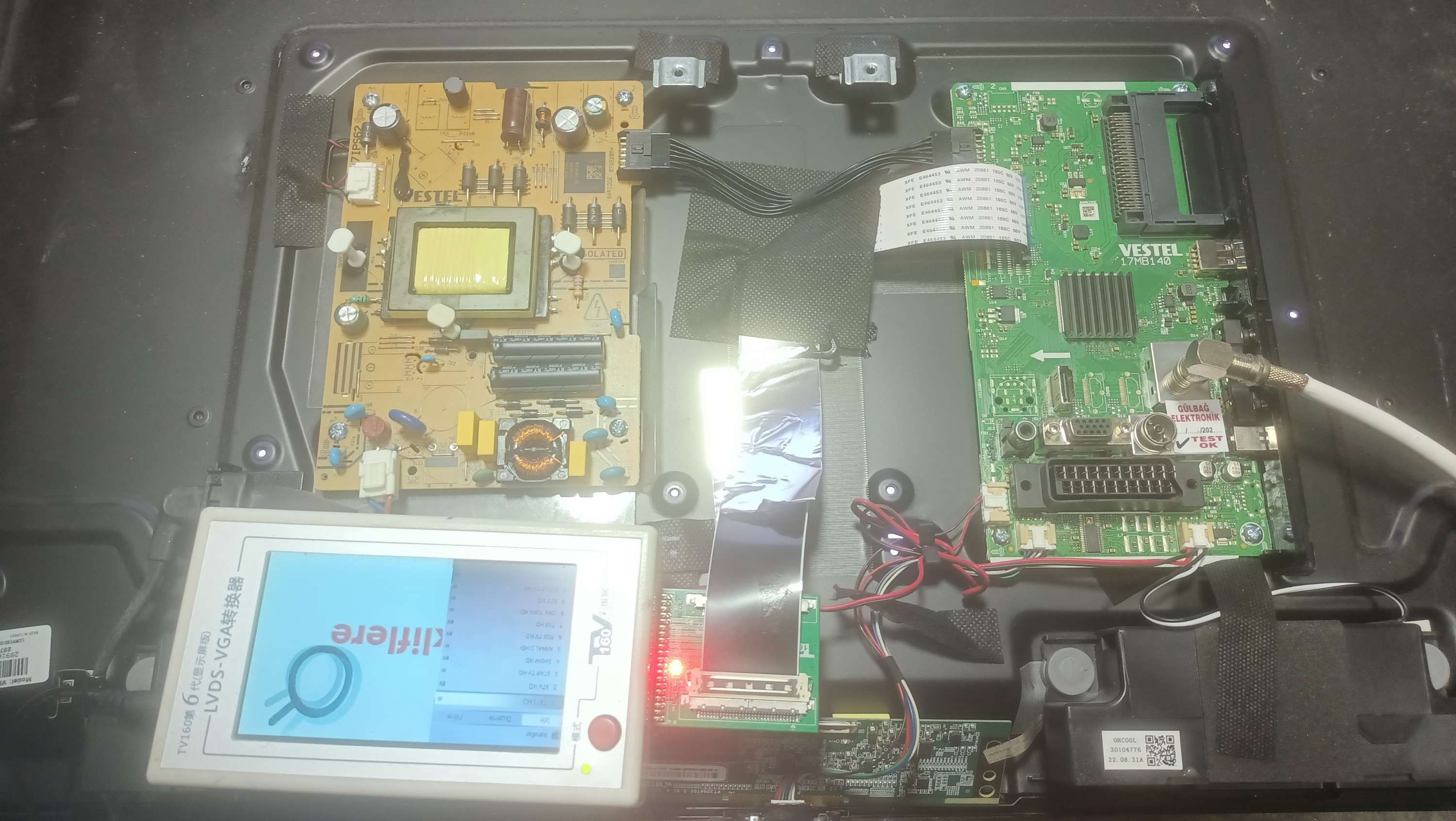 23789527, 10127440, HI-LEVEL, 32HL560, MAIN BOARD, ANAKART, kırık ekrandan sökül