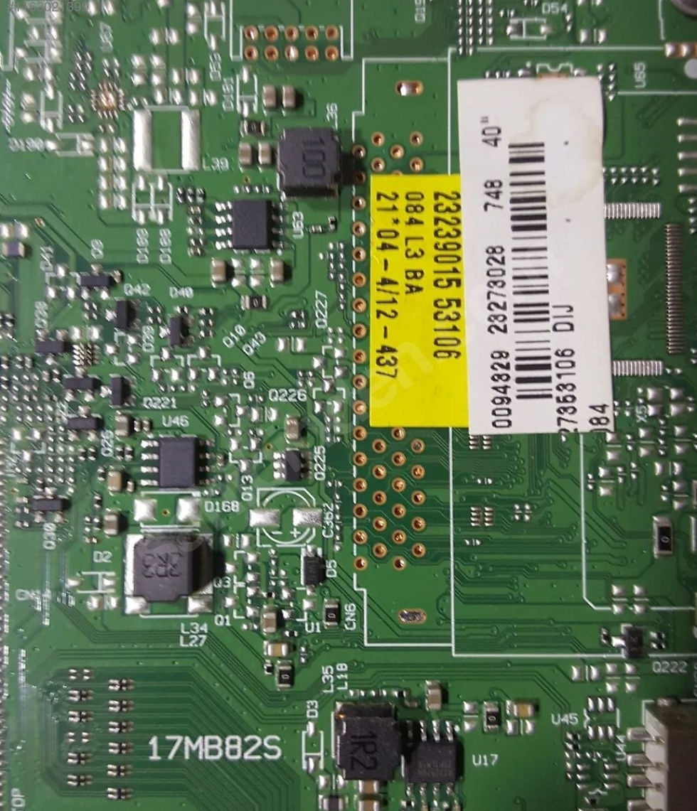Küçük resim:  23273028, 17MB82S, SEG 40SD3100, VESTEL, FINLUX, MON.LED TV, MAIN BOARD, ANA KA