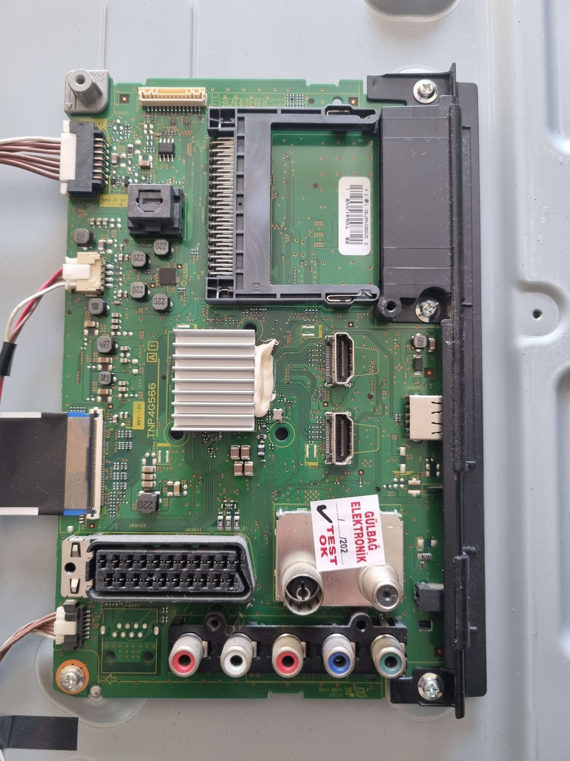 Tnp4g566, a1, Panasonic, led tv, main board, ana kart, tx-39aw404, kırık ekranda