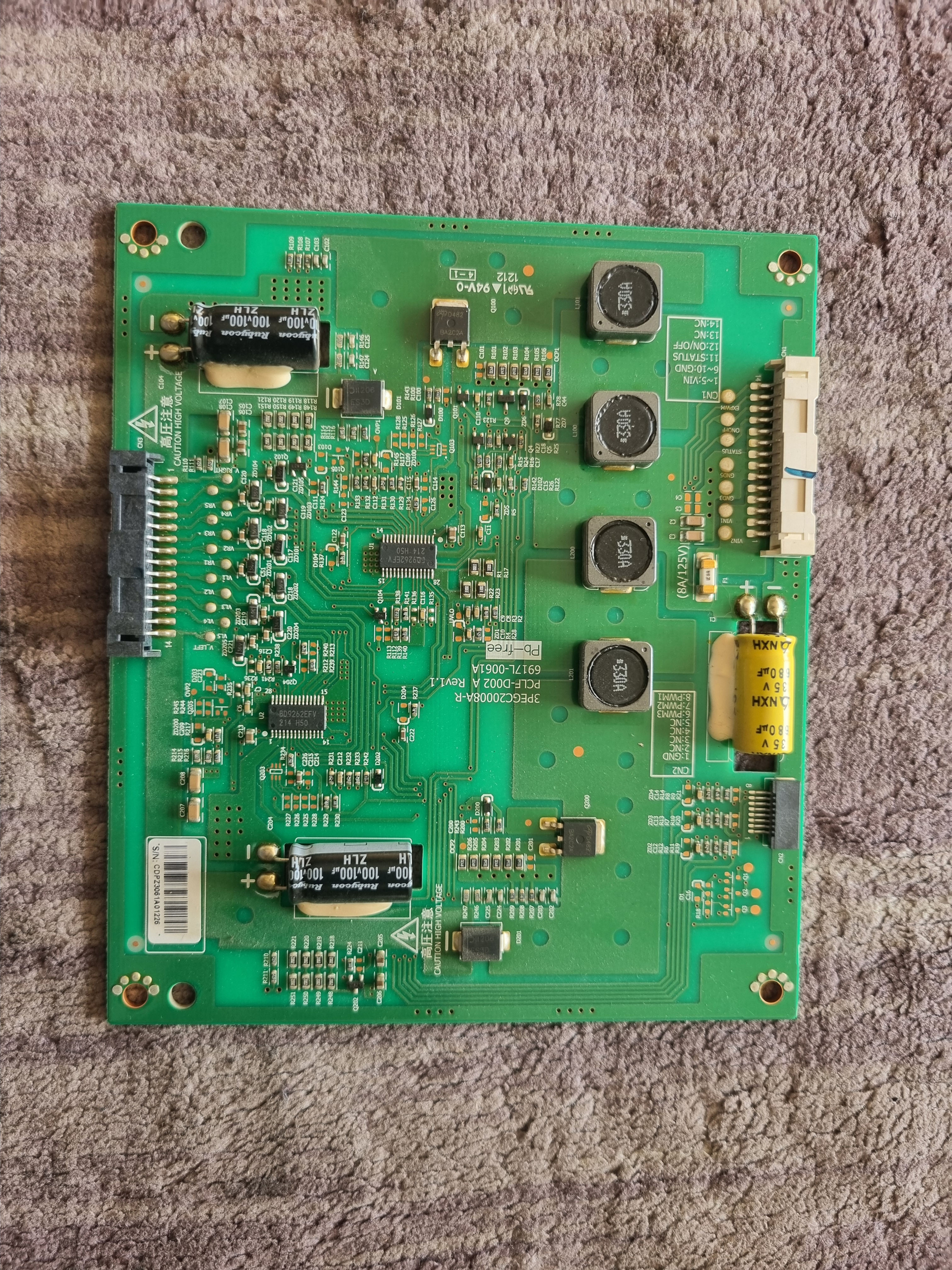 LG, 3PEGC20008A-R, PCLF-D002A, 6917L-0061A, LED DRİVER