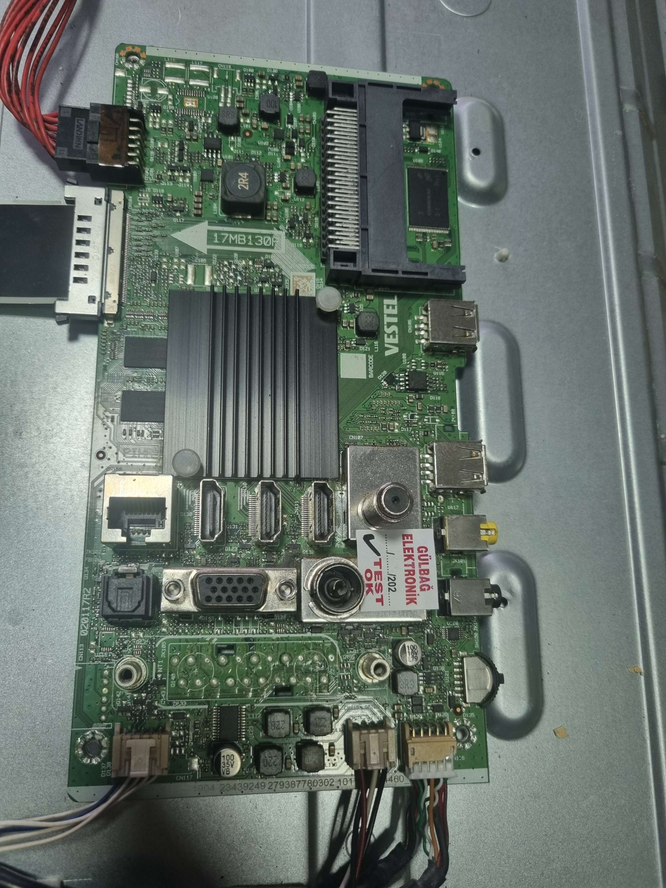 17MB130P, 23439249, Vestel 50UD8400, Main Board, Ana Kart, VES500QNDC-2D-2, 2343