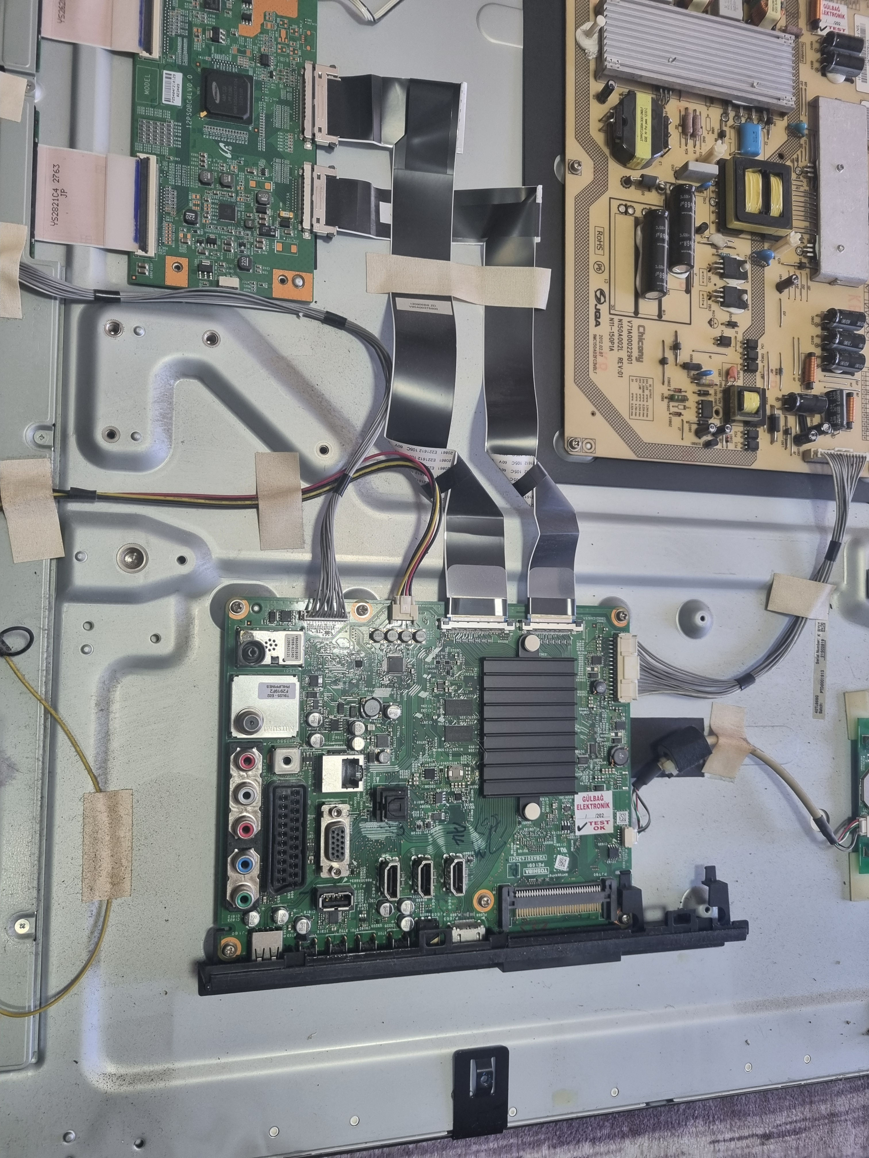 V28A001434C1, PE1091 B, PE1091, 46TL968, TOSHIBA, MAIN BOARD, ana kart, 40tl968,