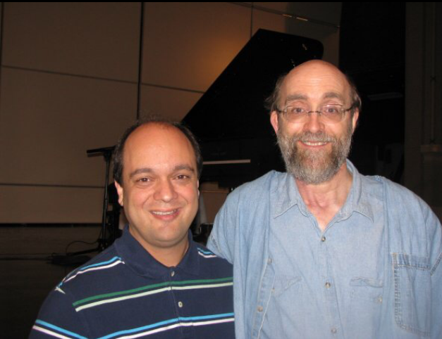 Michael with George Winston