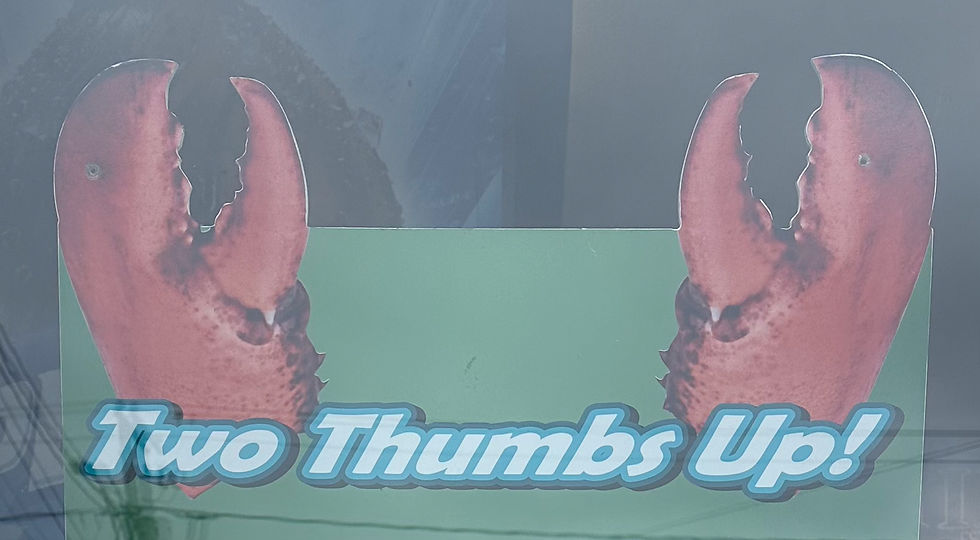 We gave everything TWO THUMBS UP!