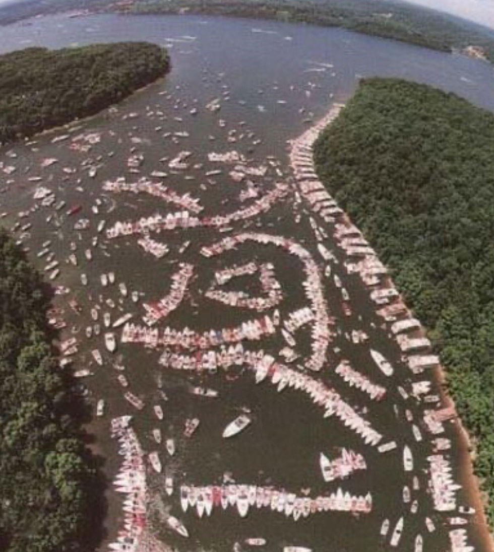 Our first stop was "Party Cove", which looked nothing like this on a Thursday afternoon!