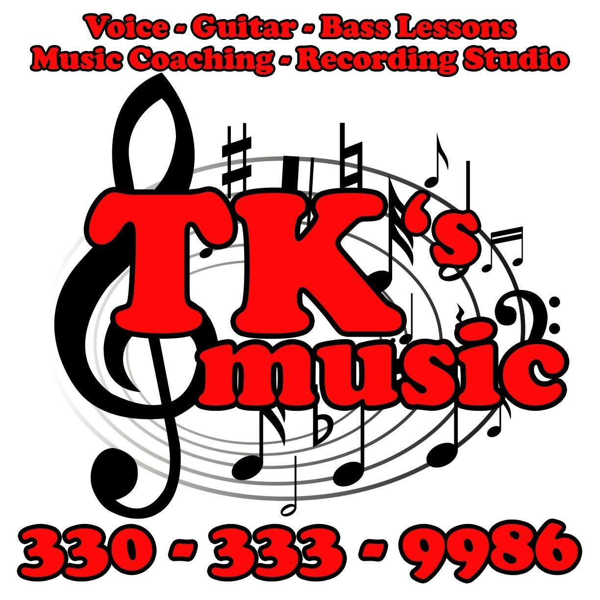 Real studio photo for TK's Music