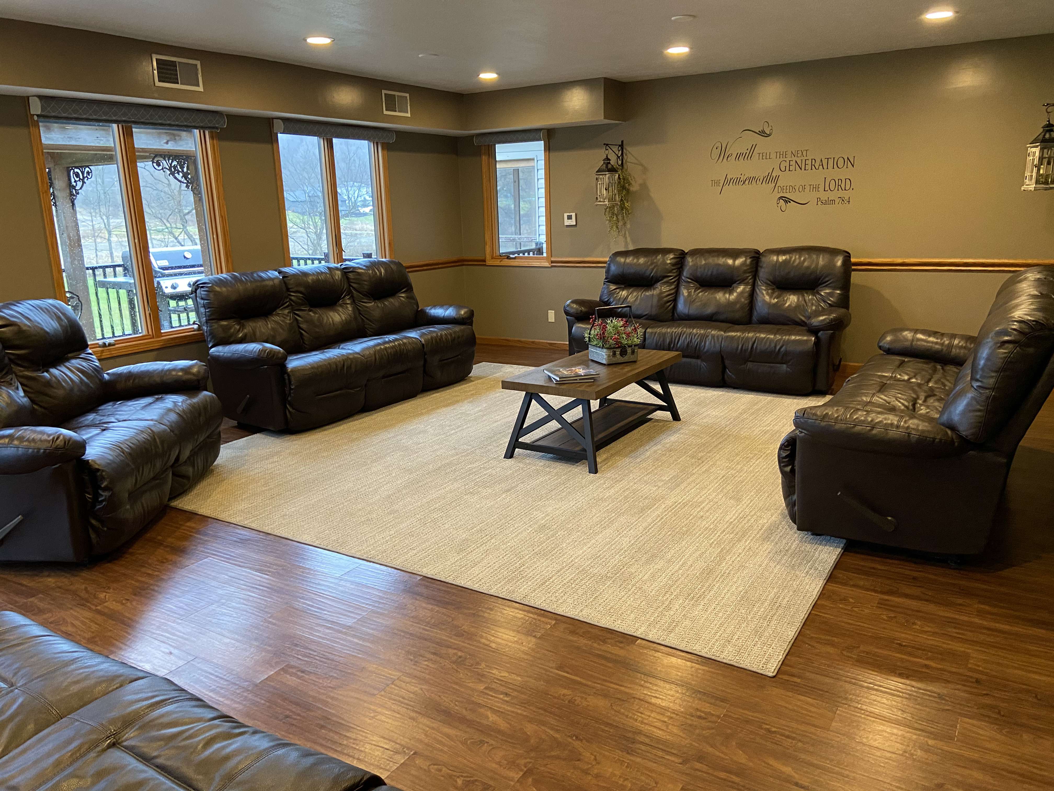 Living room in house