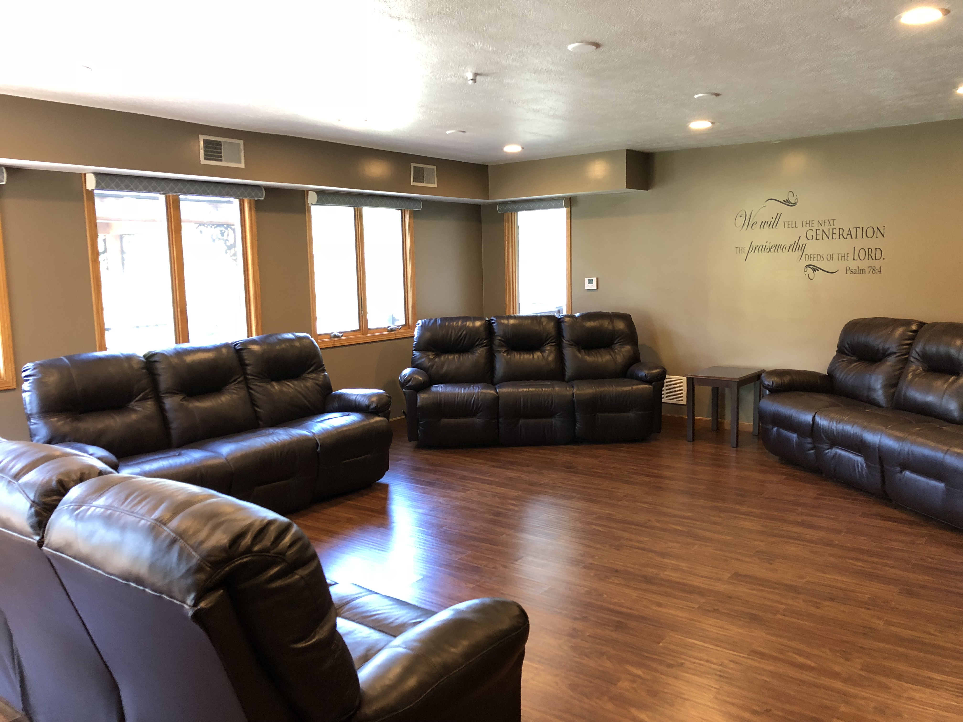 Living room in house