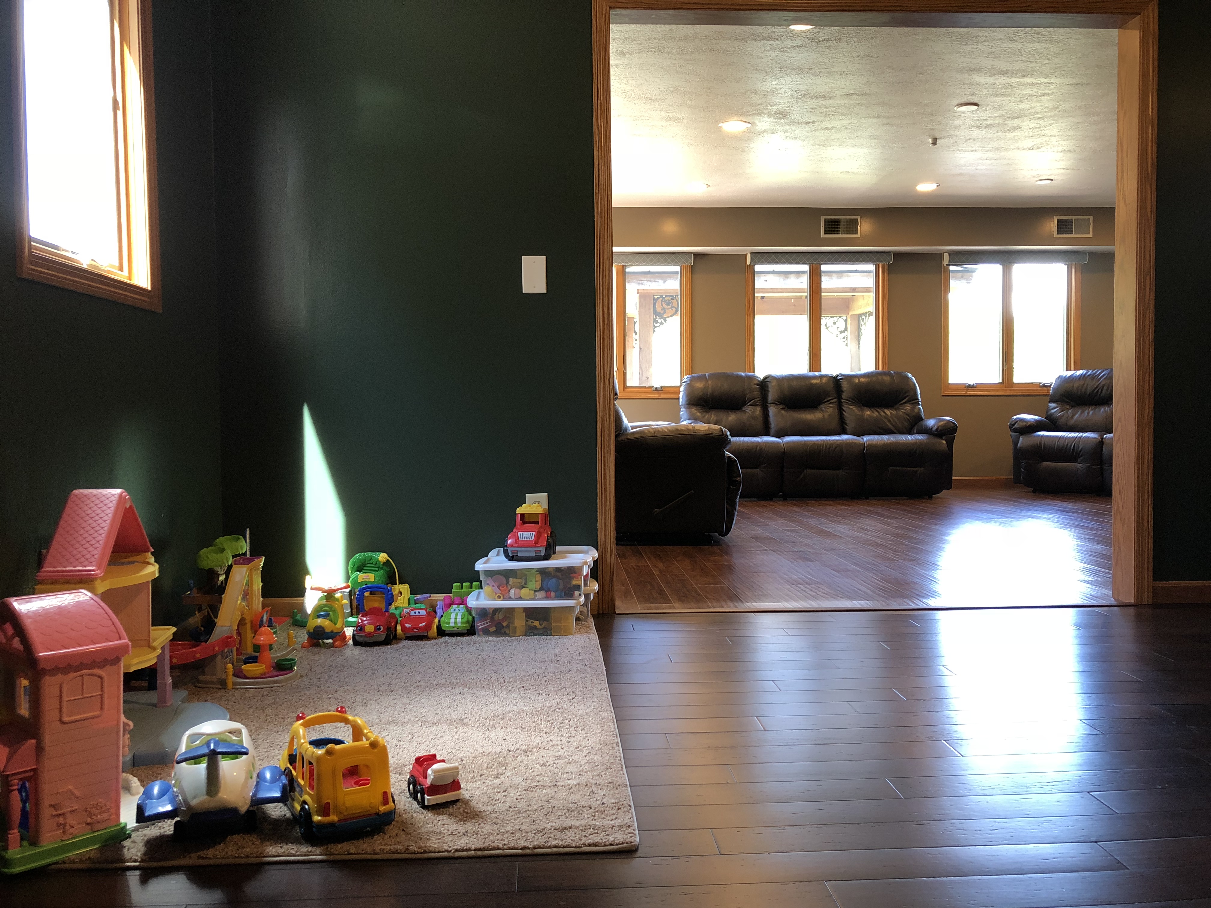 Toy area in house