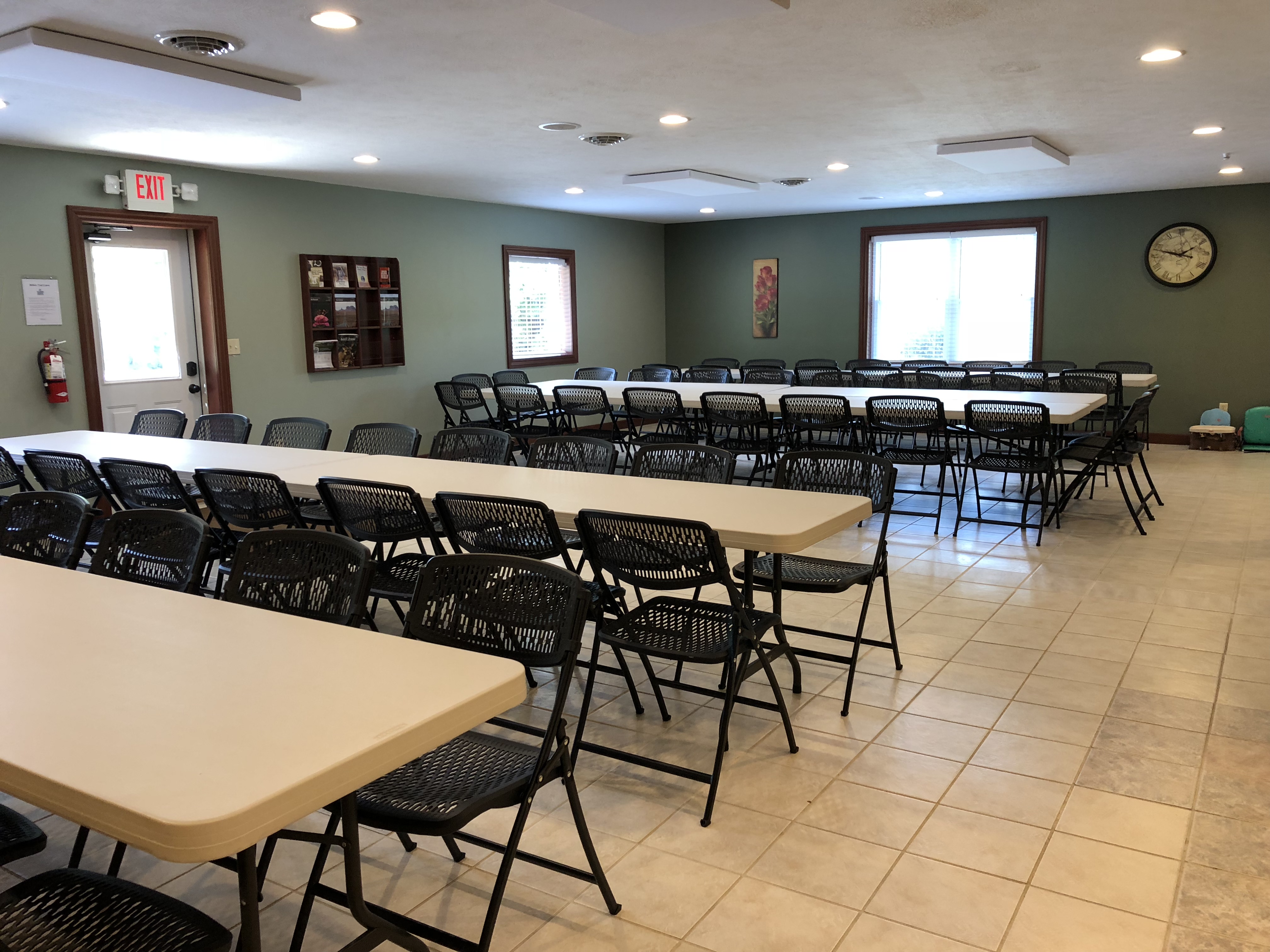 Dining room in lodge