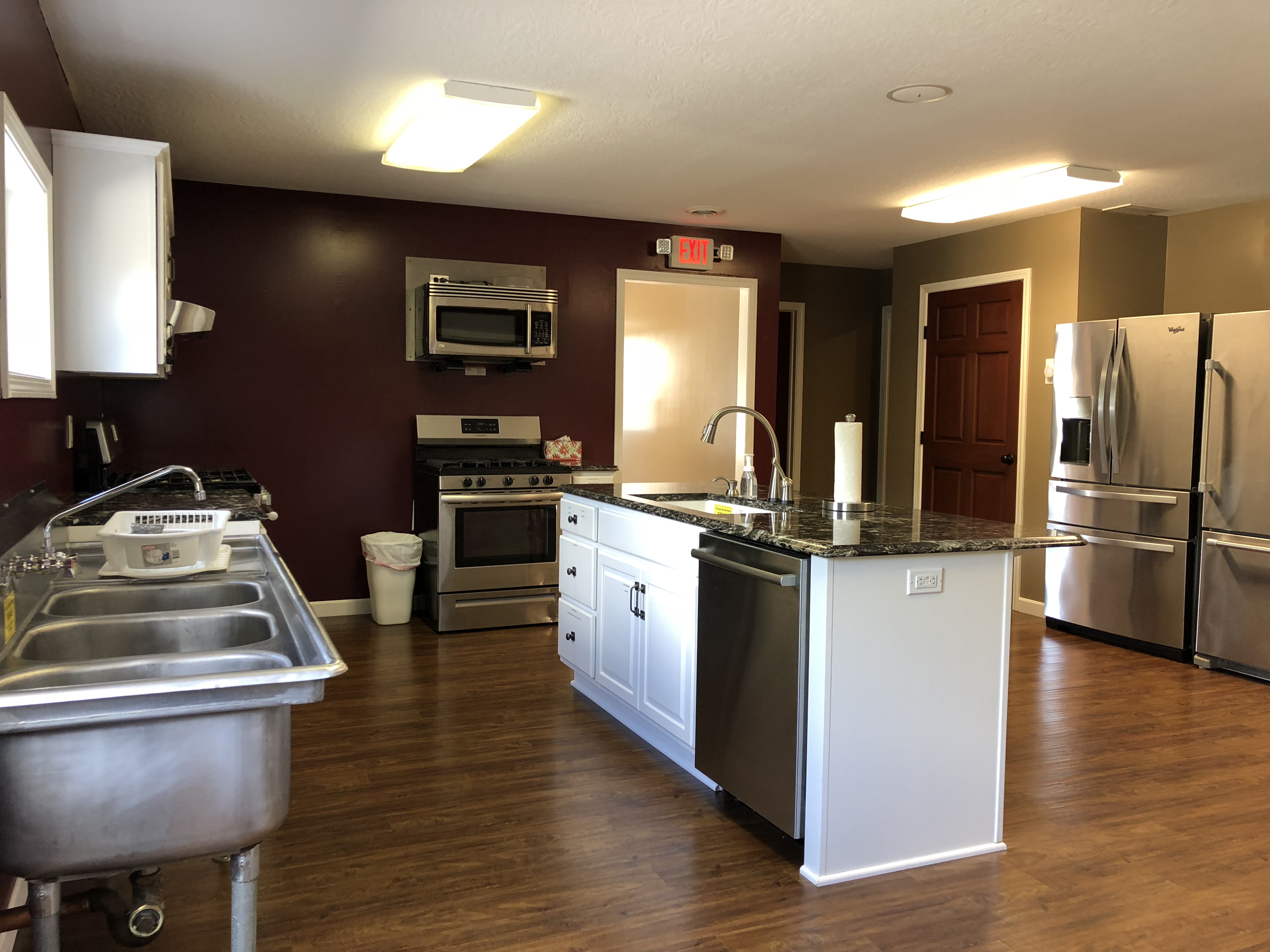 Kitchen in lodge