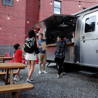 The Hamilton Inn's Camp Hamilton food truck in Jersey City