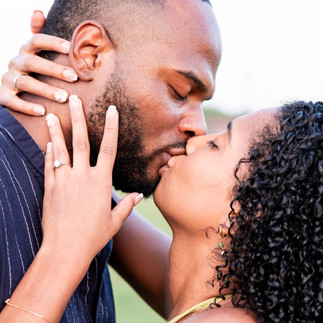 Engagement Photo of a couple at Liberty State Park in Jersey City NJ