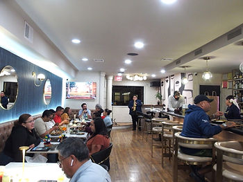 Tagua Restaurant Bayonne | a look inside the dining area
