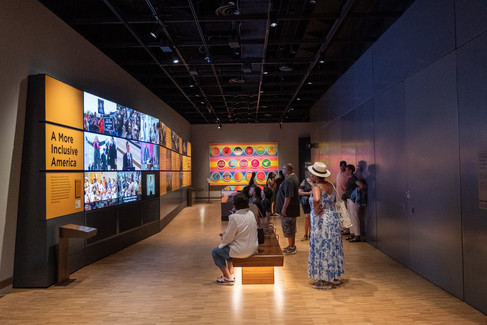indoors of the obama presidential museum