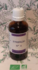 teinture mère bio - synergie douleurs - vergerette-bugle-harpagophytum-reine des prés-essentiel-producteur plantes médicinale