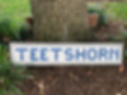 Thumbnail: Blue Tile Sign - Wood Frame - Starting At: