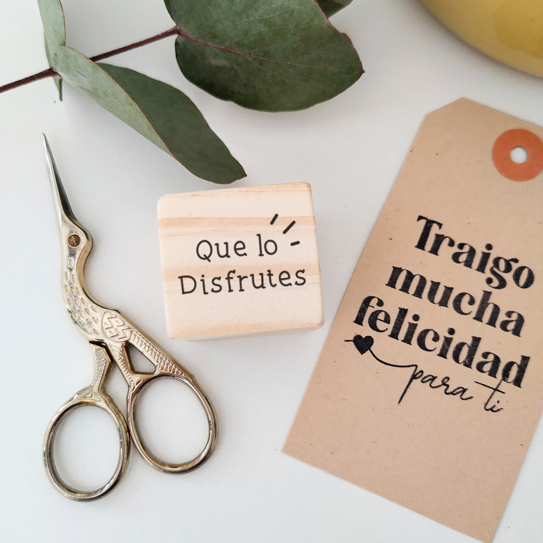 Sello Que lo Disfrutes 3 cm